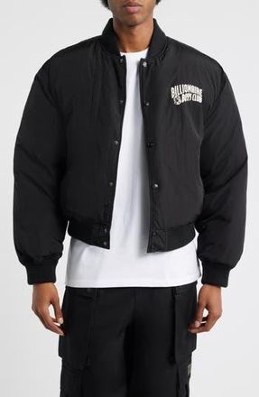 Billionaire Boys Club Puffer Baseball Jacket in Black at Nordstrom Rack, Size Xx-Large
