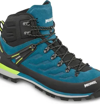 Meindl Teal Blue Intervale Gtx Suede Hiking Shoes