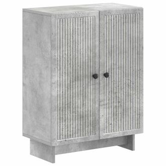 vidaXL Armario De Almacenamiento Para Ba&ntilde;o Ede Gris Hormig&oacute;n Vidaxl