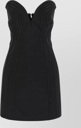 Rotate satin off-shoulder mini dress