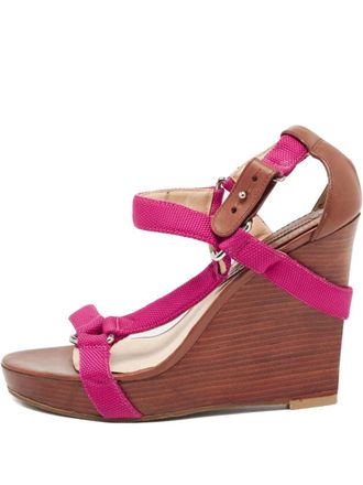 Celine 120 mm sandalen met sleehak en T-bandje - Roze