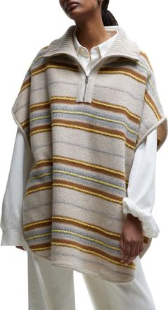 Closed Womens Turtle Neck Poncho In Nude