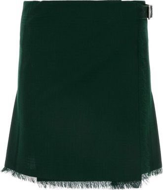 Burberry Gonna - Dames - Korte rokken - Groen - 2XS - Rokken