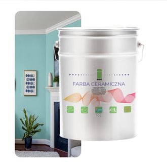 OEM Pintura Cer&aacute;mica Para Pared Lavable Azul Turquesa 10l Resistente A Las Manchas