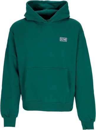 Dolly Noire Groene Logo Achter Hoodie - Heren - Hoodies - Groen - XL - Katoen - Hoodies & sweatvesten
