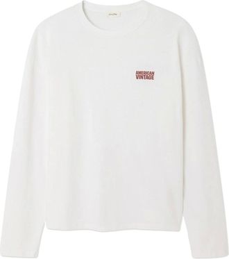American Vintage Camiseta de manga larga Myko 02 - Tops - Hombre - Blanco - S