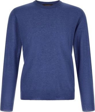 Zanone Hombre, Jerseys, Azul, Talla: 2XL