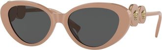Versace VE4433U 538387 Womens Sunglasses Brown Size 54