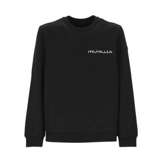 Moncler Hoodies & sweatvesten, Heren, Zwart, L, Katoen, Sweatshirt