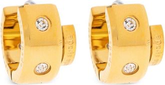 Kate Spade New York crystal-embellished hoops - Gold
