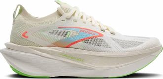 Brooks Mens Hyperion Max 3 Running Shoes In Coconut/green Gecko/pink Clay