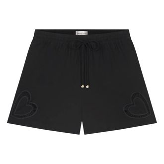 Fab By Fabienne Chapot Fabienne Chapot, Dames, Korte broeken, Zwart, Maat: 2XL Linnen