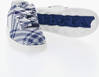 Burberry Sneakers Low-Top In Tessuto Ricamato Burberry