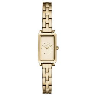 Skagen Womens Hagen Gold Dial Watch