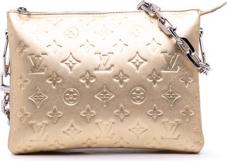 Louis Vuitton Pre-owned Womens Gold Monogram Leather Bag Chain - Sage Green - One Size