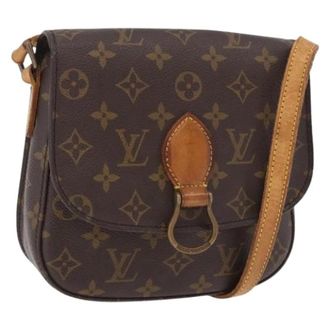 Louis Vuitton Pre-owned Saint Cloud MM Schoudertas - Dames - Pre-owned - Bruin - Maat: ONE Size Leer