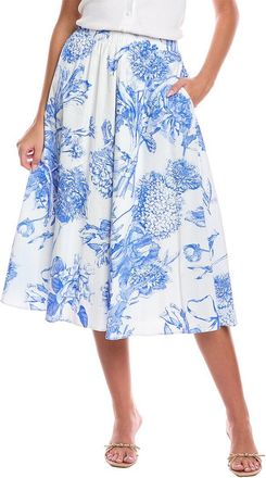 T Tahari Print Maxi Skirt