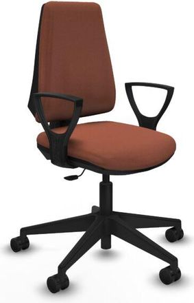 Piqueras y Crespo Piqueras Y Crespo - Elche Cp Bali Marr&oacute;n Brazos Fijos Base Piramidal Ruedas Nailon 65mm