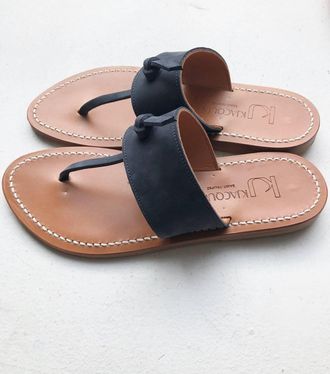 K.Jacques Womens Wouri Sandal In Blue