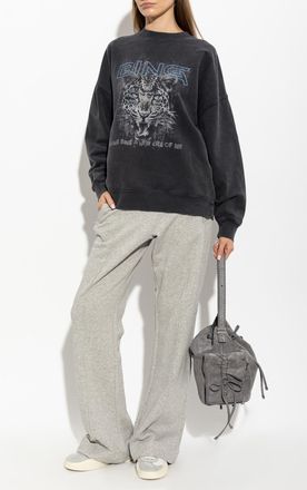 Anine Bing Sweatshirt Washed, Womens, Black