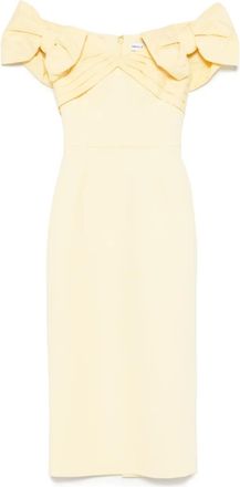 Rebecca Vallance Abito Lulu con fiocco - Giallo