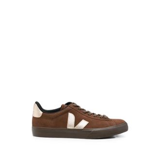 Veja Campo Logo-detail Suede Sneakers