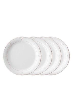 Juliska Berry & Thread Set of 4 Melamine Dessert Plates in Whitewash at Nordstrom