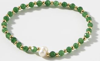 Simons Womens Single-pearl beaded bracelet