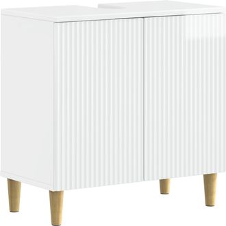 vidaXL Mueble De Lavabo Para Ba&ntilde;o Arnhem Blanco Brillante Vidaxl