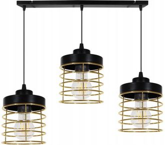 OEM L&aacute;mpara De Techo Colgante L&aacute;mpara De Ara&ntilde;a De Alambre Dorado Led