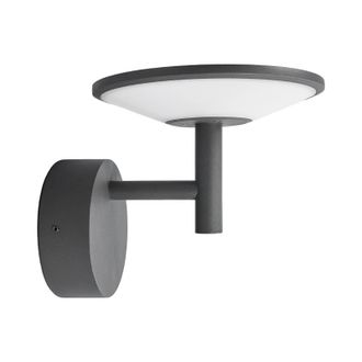 Lucande Lucande L&aacute;mpara De Pared Led Exterior fenia En Negro Aluminio