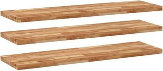 vidaXL Floating Shelves 3 pcs 160x40x4 cm Oil Finished Solid Wood Acacia vidaXL