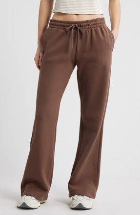 BP. Baggy Flare Leg Sweatpants in Brown Quartz at Nordstrom, Size Xx-Small
