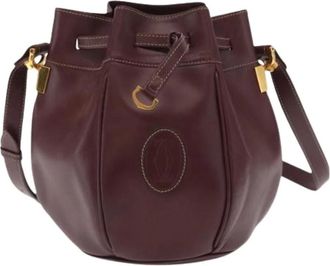 Cartier Pre-owned Bucket Bags, female, Red, Size: ONE SIZE Pre-owned Vintage Bucket Bag
