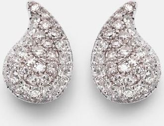 Roxanne First Orecchini Happy Tears in oro bianco 14kt con diamanti