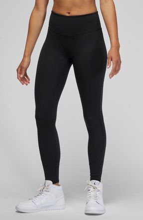 Nike Jordan Sport Leggings in Black/Black/Off Noir at Nordstrom, Size Medium