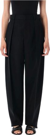 Bottega Veneta Dames, Broeken, Zwart, Maat: 2XS Wol