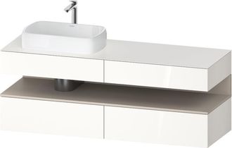Duravit Qatego Consola Mueble Bajo Lavabo, 2 Extensiones, 2 - Duravit