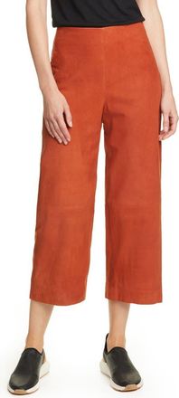 Vince Nubuck Suede Culottes in Dark Brick at Nordstrom Rack, Size 6