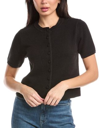 RD Style Shia Short Sleeve Crewneck Cardigan