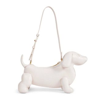 Thom Browne Mini Bags, female, Pink, Size: ONE SIZE Hector Baguette Bag