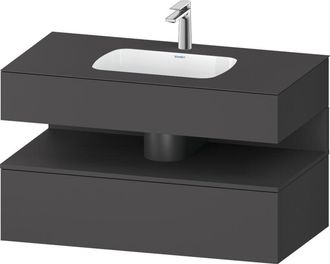 Duravit Duravit Qatego Lavabo Encastrado Con Base De Lavabo Consola