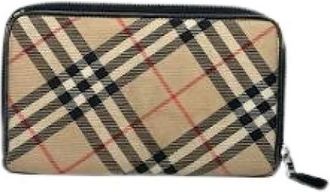 Burberry Pre-owned Wallets, female, Beige, Size: ONE SIZE Pre-owned Vintage Wallet