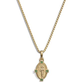 Awe Inspired Sekhmet Bastet Goddess Necklace in 14K Gold Vermeil at Nordstrom