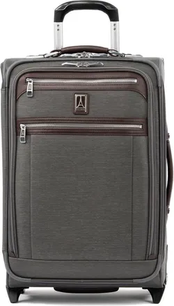 Travelpro Platinum Elite Softside Expandable Carry-On 22-Inch 2 Wheel Upright Luggage in Vintage Grey at Nordstrom