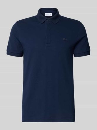 Lacoste Regular Fit Poloshirt aus Baumwoll-Mix in Marine, Gr&ouml;&szlig;e XXXL