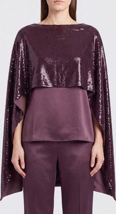 Alberta Ferretti Top cropped asimmetrico con chiusura a nodo sul retro