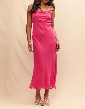 Nobody's Child Womens Robyn Midaxi Dress - Pink - Size: 10