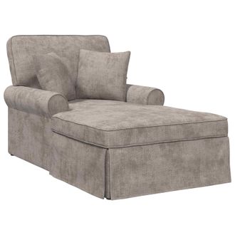 vidaXL Chaise Lounge Con Falda Con Coj&iacute;n Arena 157 X 91 X 91 Cm Ares Vidaxl