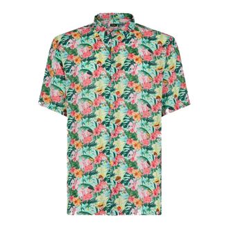 F**k Shirts - Heren - Korte mouwen Overhemden - Veelkleurig - M - Overhemden